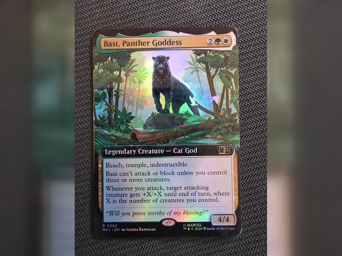 Foil tier, catching the light