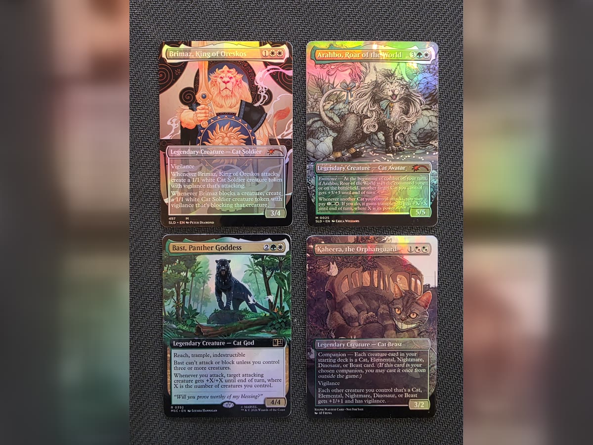 A finished playset, cut and ready